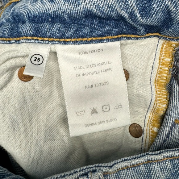 GRLFRND The Hailey Low Rise Slim Boot With Slit Melrose Sz 25 - Picture 10 of 13